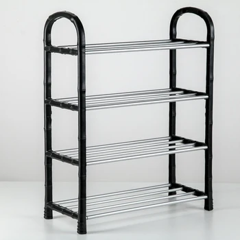 

Shelf for shoes, 4 tiers, 42 × 19 × 55 cm, color black