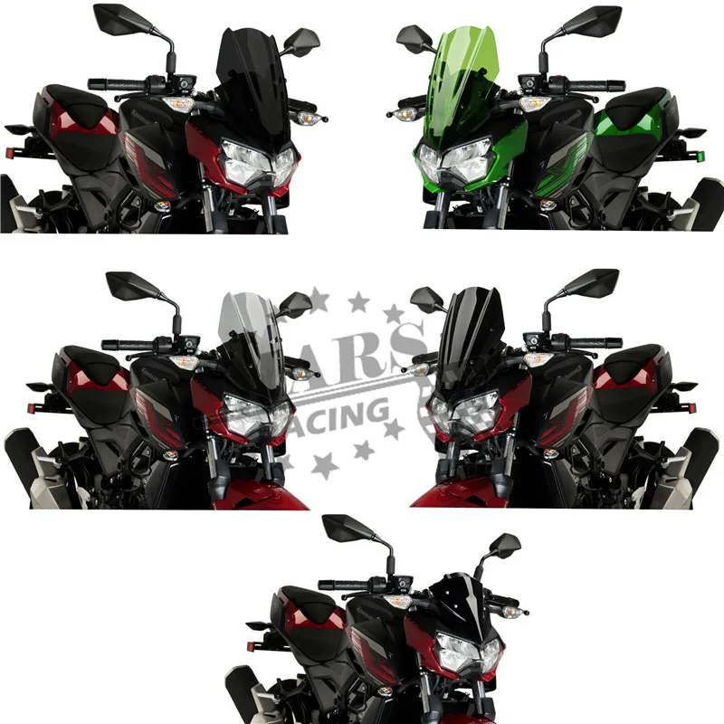 Для KAWASAKI Z250 Z400 Z 250 400 2019 2020 2021Double Bubble спортивный ветровой экран для мотоцикла