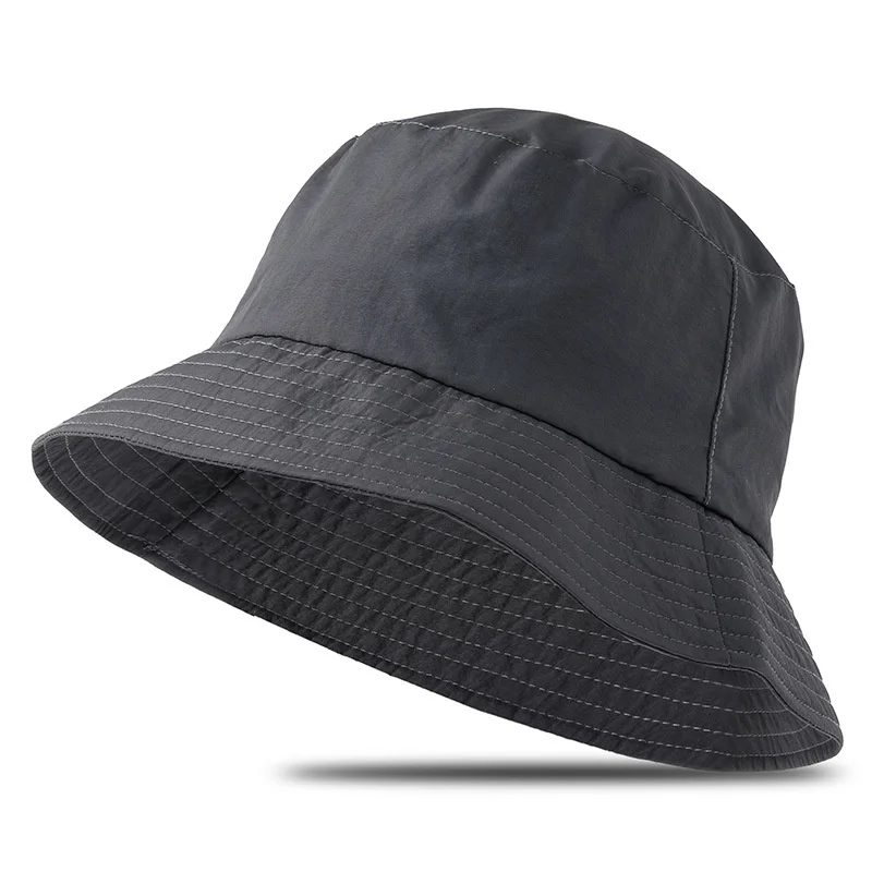 Waterproof Oversize Panama Hat Cap Big Head Man Outdoor Fishing Sun Hat Lady Beach Plus Size Bucket Hat 56-58cm 58-60cm 60-62cm 3