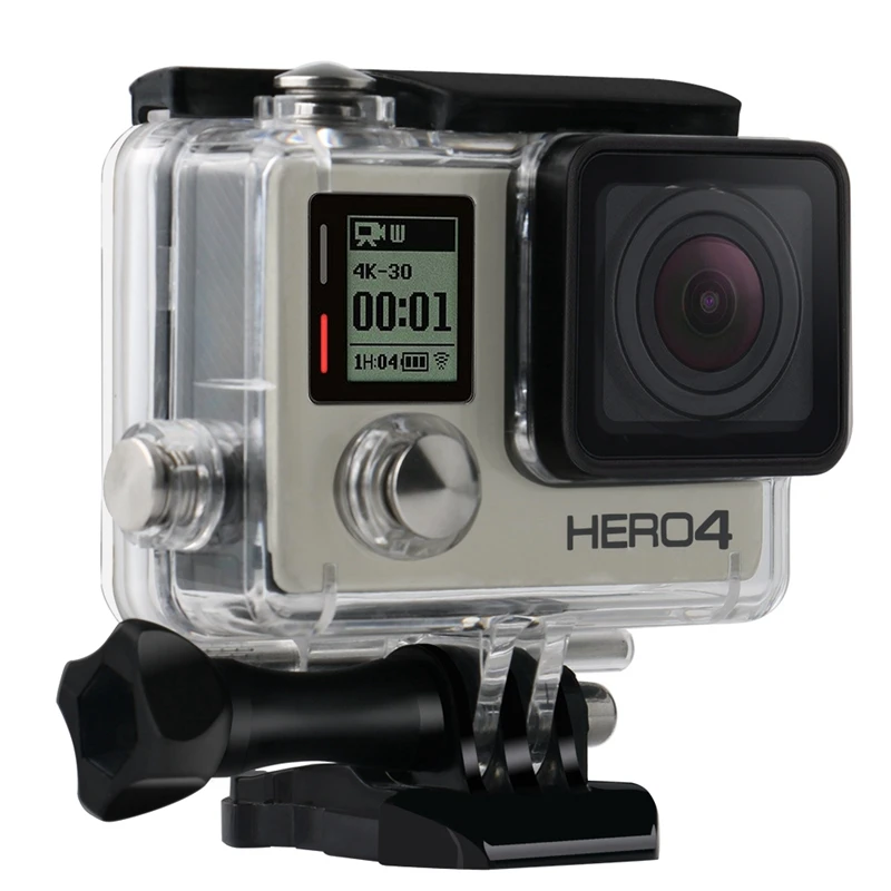 15 In 1 Helmet Adjustable Flat Multifunction Mount Kit And Waterproof Case(45M) For Gopro Hero 4 Outdoor Cycle Surfing Gliding S