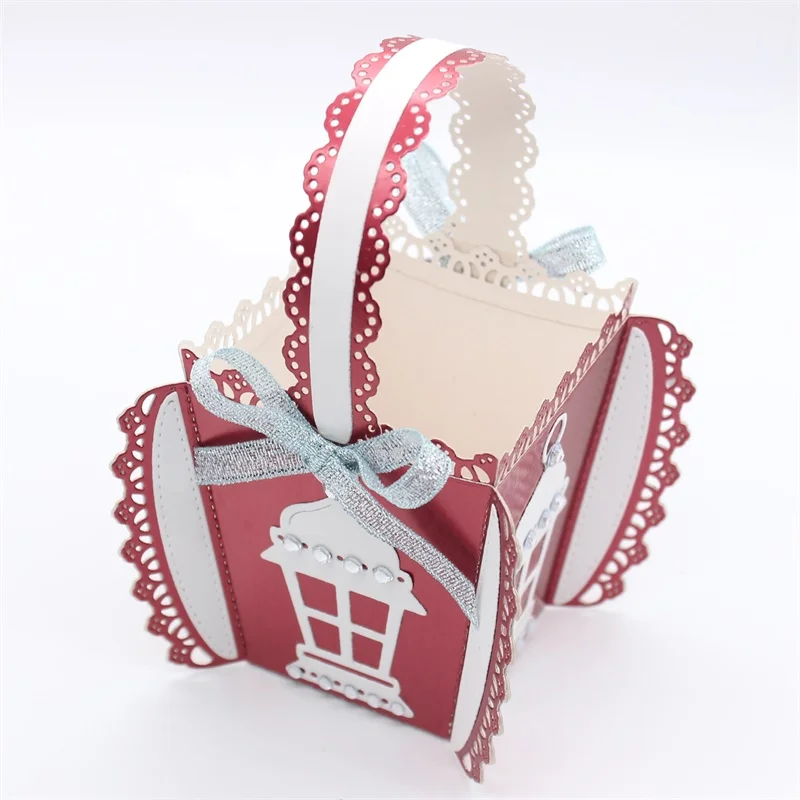 

KSCRAFT Multisize Elegant Basket Metal Cutting Dies Stencils for Scrapbooking/photo album Decorative Embossing DIY Paper Cards