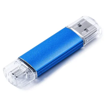 

64GB USB 2.0 OTG Flash Drive ,for Dual Micro-USB and USB A Connectors for Smartphones, Tablets, and Computers