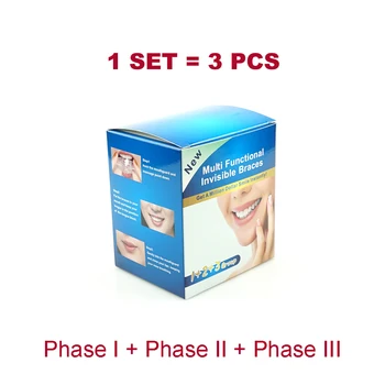 

3pcs/set Tooth Orthodontic Appliance Trainer for Alignment Braces 3 Phases Teeth Trainer for Adults Tooth Whitening Tools
