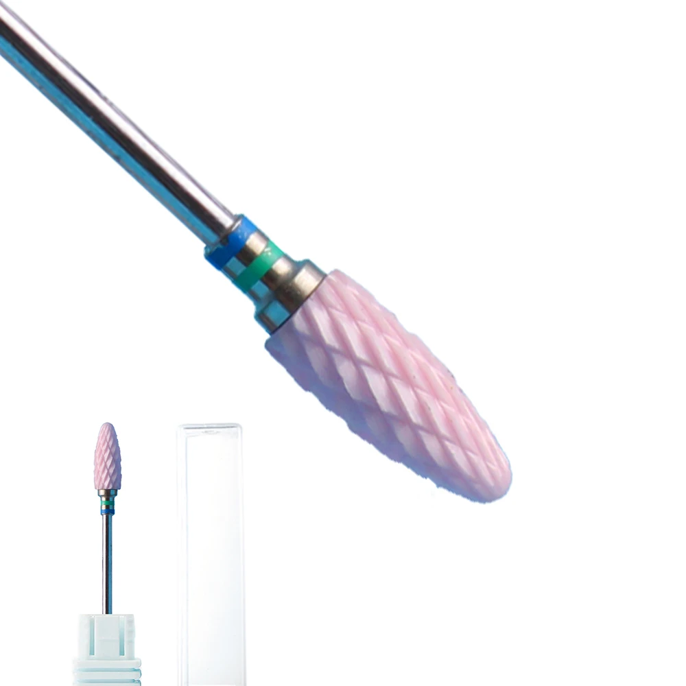 Ceramic Nail Drill Bit for Manicure and Pedicure - Cuticle Care and Polishing Tool
