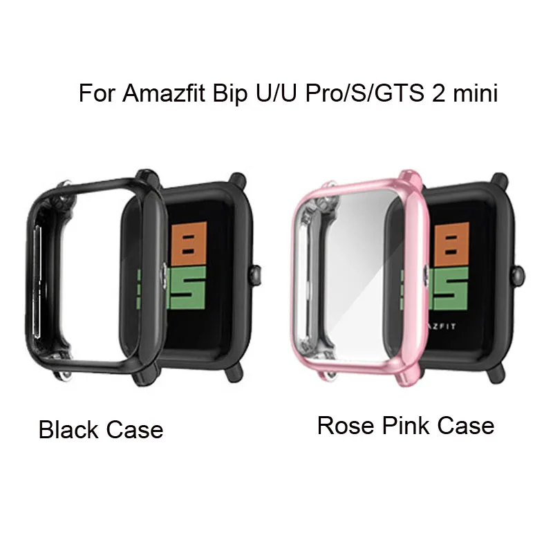 Bracelet Protective Case For Xiaomi Amazfit GTS 2 Mini 3 2e Bip S Lite U Pro Strap Stainless Steel Band Touch Screen Protector