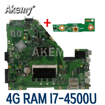 

Amazoon X550LA Laptop motherboard For Asus X550LA X550LD X550LC Y581L A550L R510L Y583L Test original mainboard 4G RAM I7-4500U