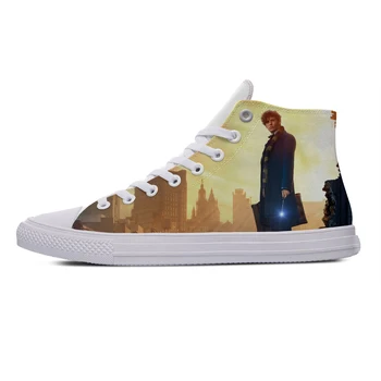 

2019 Hot Cool Vogue Summer Casual Shoes Handiness Sneakers 3D Print Movie For Men Women Fantastic Beasts and Where to Find Them