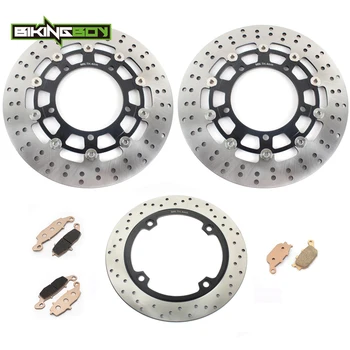 

BIKINGBOY For SUZUKI DL 650 V-Strom 2007 2008 2009 2010 2011 2012 2013 2014 2015 K7-L5 Front Rear Brake Discs Disks Rotors Pads