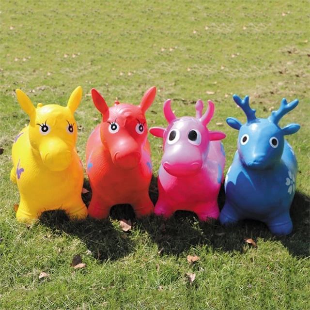 Inpany Bouncy Horse Hopper Inflatable Jumping Horse Bouncing Animal Toys for Kids Toddlers MY25 21 Dropshipping 2