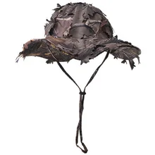 Качественная спортивная камуфляжная шапка с листьями, бионическая камуфляжная шапка, Кепка для охоты, круглая Кепка Для Взрослых