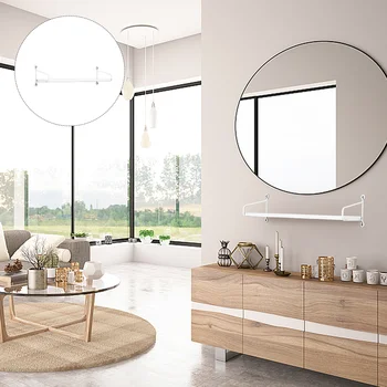 

1pc Wall Storage Rack One Layer Book Shelf Wall-mounted Floating Storage Shelf