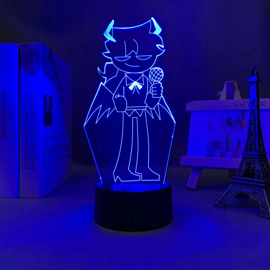 3d светодиодный ночник игра пятничная ночь Funkin Selever фигурка для детской спальни
