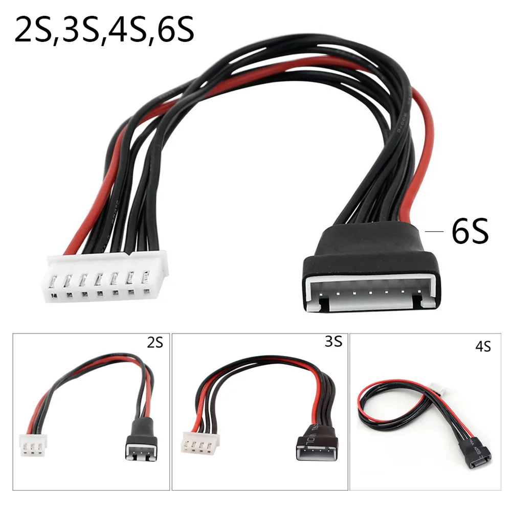 RC 2S/3S/4S/6S Lipo Battery JST-EH Plug Balance Charger Extension Cable 22cm. 
