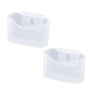 

2 Pcs Mini Storage Box Home Kitchen Fridge Small Container Organizers Portable Storage Box Desktop Storage Drop Shipping