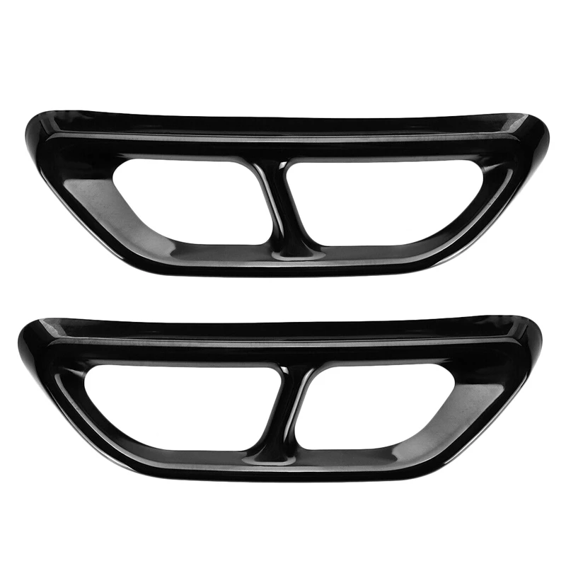 

Black Titanium Rear Cylinder Exhaust Pipe Cover Trim Fits for Accord 2018 2019