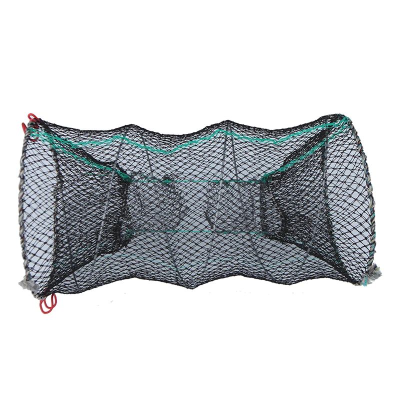 

D 25cm-40cm Fish Gear Fishing Cage 2 Sections Shrimp Cage Fishing Net Rede De Pesca Outdoor Fish Trap Outdoor Tool Crayfish Cage