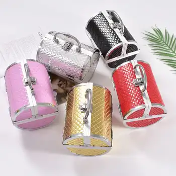 2019 Pillow Design Aluminium Alloy Make Up Box Makeup Case Beauty