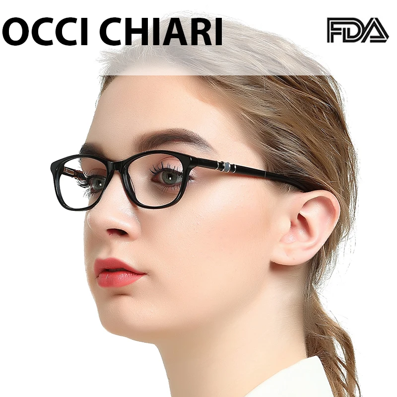 OCCI CHIARI Женские оправы для очков компьютерные очки синий светильник Женская