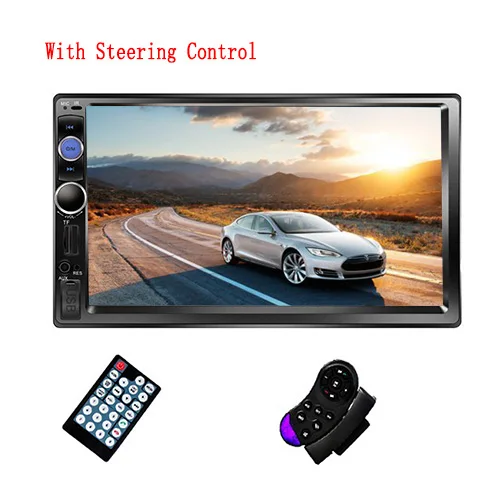 7023B Only " HD плеер с сенсорным экраном MP5 памяти SD/FM-радио/MP4/USB/AUX/Bluetooth 2 Din автомобильный радиоприемник автомобиля аудио заднего вида Камера дистанционного Управление Зеркало Ссылка - Цвет: 7023B Only