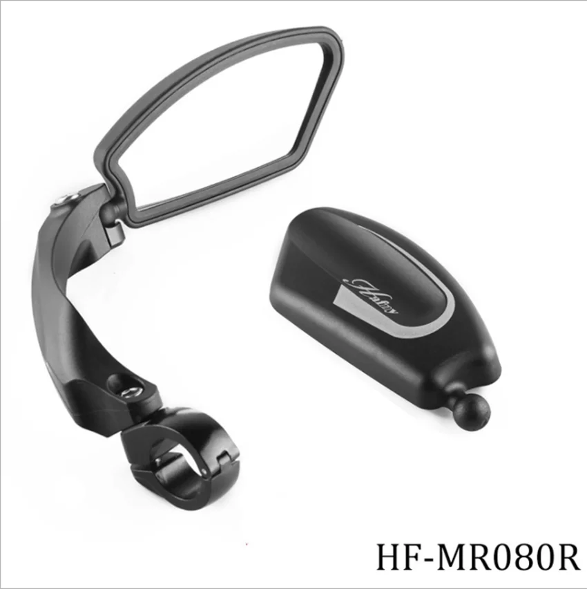 HF-MR080R Universal Cycling Bike Mirror Stainless Steel Lens Handlebar Bicycle Mirror Safe Rearview Mirror bycicle accessories bicicleta - Color: HF-MR080R