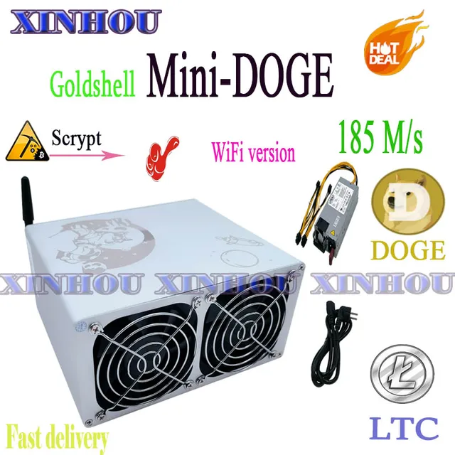 Asic LT5 Antminer Goldshell Mini DOGE 185M 235W wifi version 1