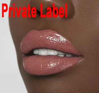 

private label lip gloss lipgloss custom logo on tube container box-Long lasting non-stick cup mirror lip gloss lip glaze