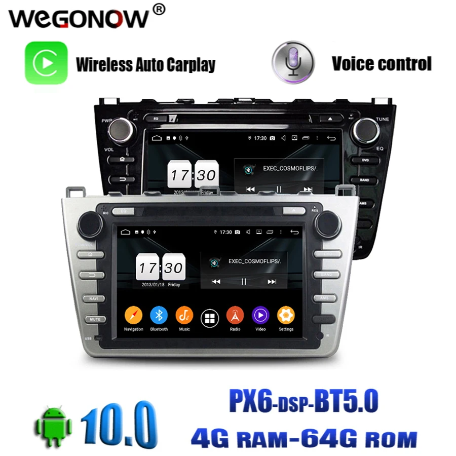 Carplay PX6 DSP Android10.0 4G Оперативная память 64G Встроенная 8core dvd плеер для автомобиля GPS