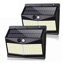 108LED садовый светильник на солнечных батареях свет безопасности энергосберегающий PIR датчик движения водонепроницаемый свет Путь Сад свет украшение