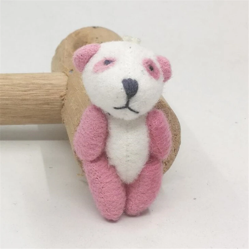 100 шт./лот Kawaii маленький шарнир Панда медведь мягкие плюшевые игрушки, маленький телефон кулон DIY игрушка панда кукла детская игрушка панда подарки