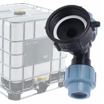 

IBC Tank adapter Three-way Outlet 25mm Durable Garden Thread Tap Water connector Hose Home Fitting Tool Y4QC