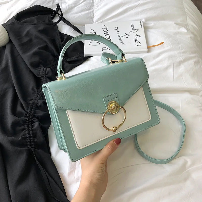 

CHIC Bag Women's 2019 New Style Fashion Korean-style Versitile Fashion Contrast Color Shoulder Bag Western Style Organ Single-sh
