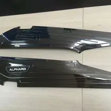 19 Toyota Alphard kick plate Anti-kick Pad Alphard только Модифицированная Нержавеющая Сталь автомобильный пылезащитный коврик
