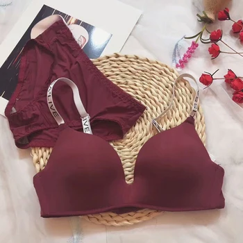 

Women's Fashion Seamless Bra Push Up Adjustable Large Size Sexy Ladies Bra Wireless Backless Invisible Bra