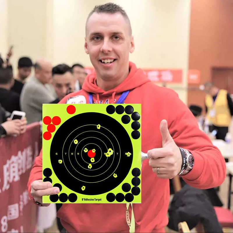 10 шт./лот Splash Flower Target 8 дюймовая клейкая внутренняя реактивность легкая