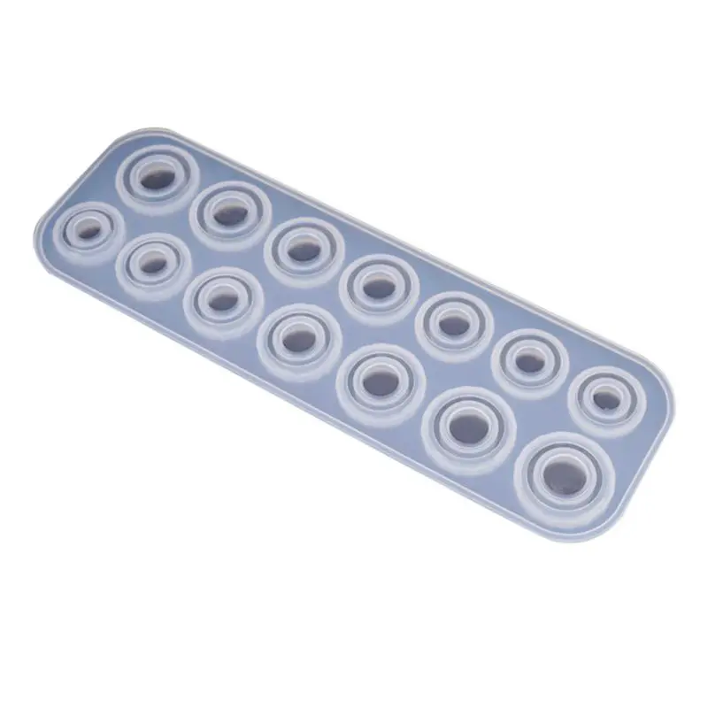 

Flat Rings Mould Collection Handmade DIY Jewelry Making Ring Silicone Mold Crystal Epoxy Molds