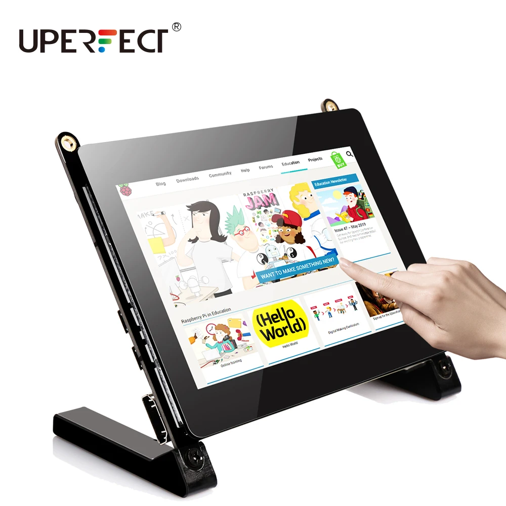 UPERFECT 5 дюймовый сенсорный экран 800x480 ЖК дисплей Дисплей HDMI Интерфейс для Raspberry Pi 4B