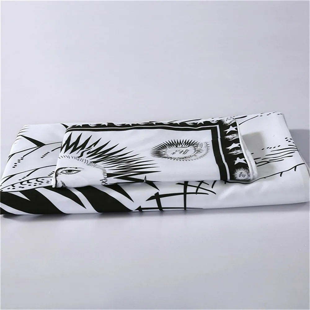Bed Linen King Queen Gold Moon Accompanys Sun 3d Duvet Cover With Pillowcase Set Gold Dreamcatcher 3pcs Bed Linen Sets