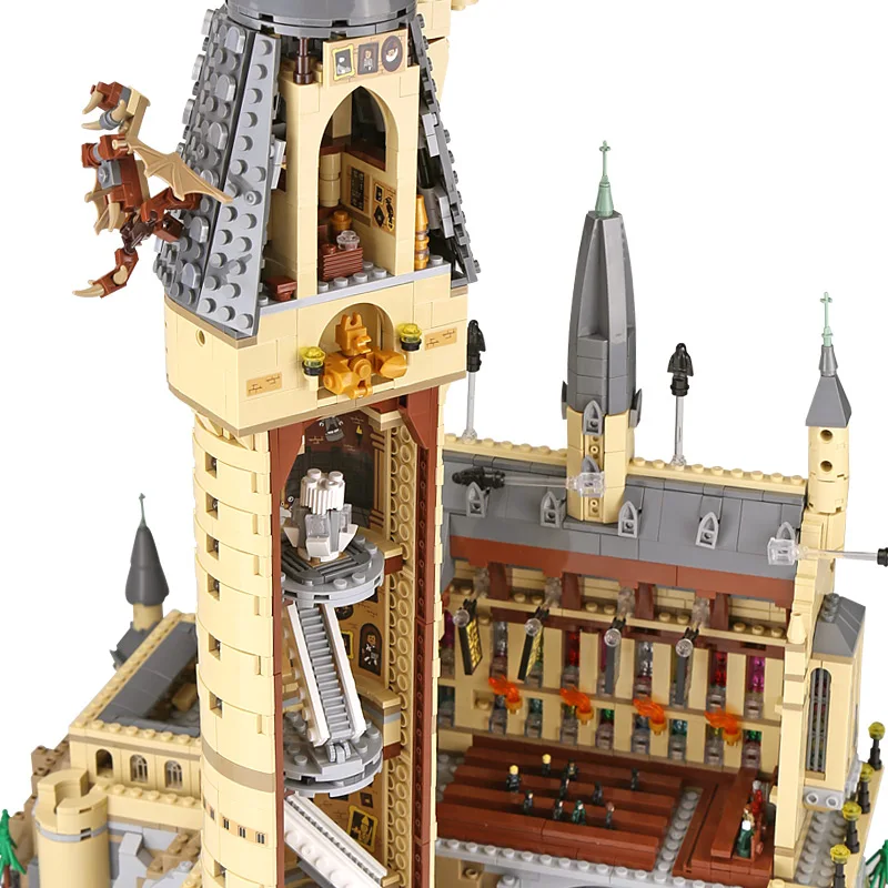 16060 Potter Movie замок Волшебная модель 6742 шт строительные блоки кирпичи игрушки совместимы с 71043 Рождественский подарок для детей