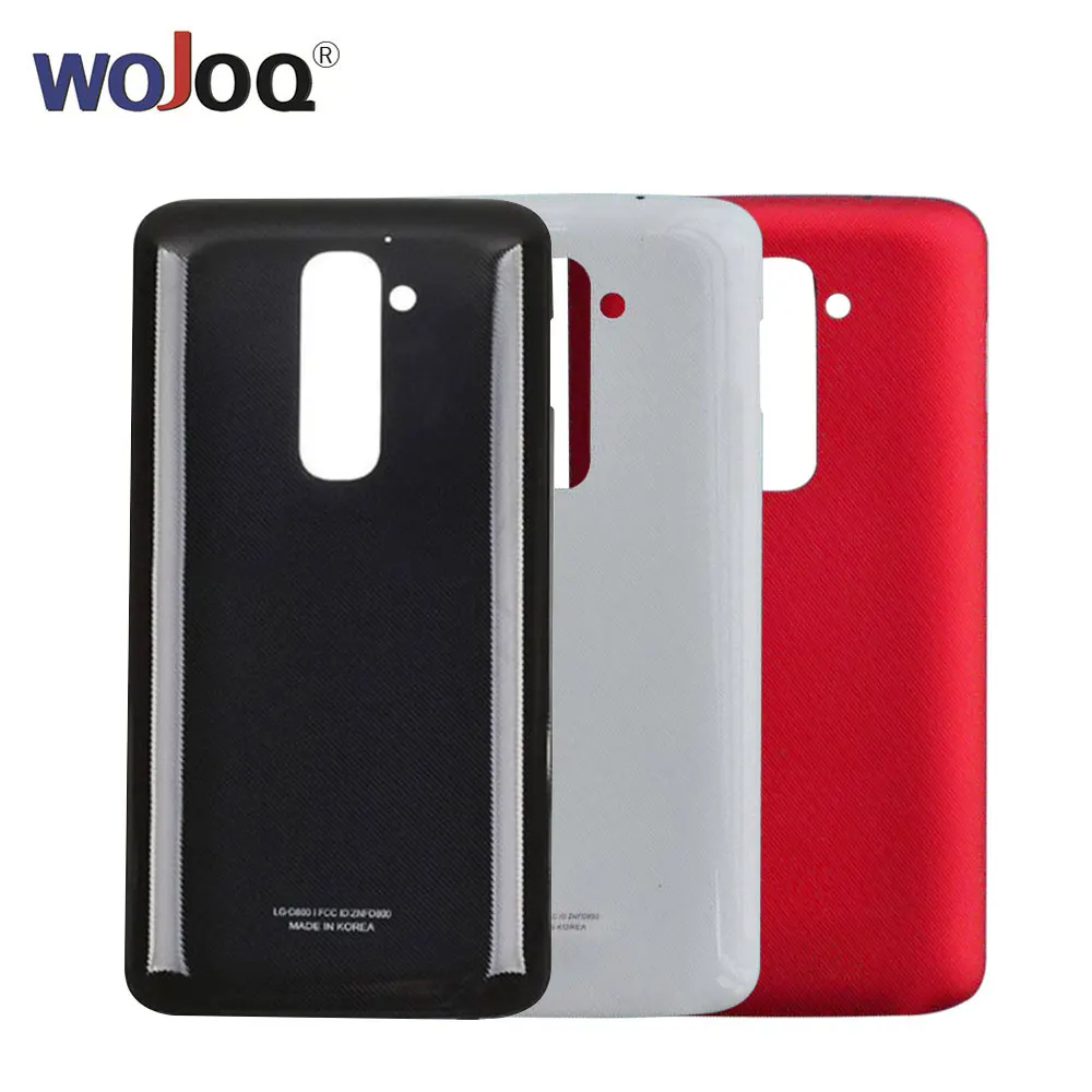 

Original Plastic Battery Cover For LG G2 D802 Rear Housing Back Case Door Mobile Phone Part Replacement Back Door Battery Case