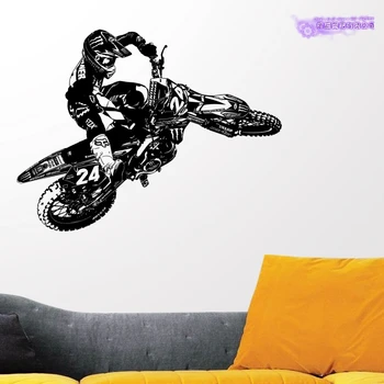 

MXGP Extreme Motorcycle Racing Sticker Vehicle Motocross Posters Vinyl Wall Decals Decor Mural Off-road Autocycle Racing Decal