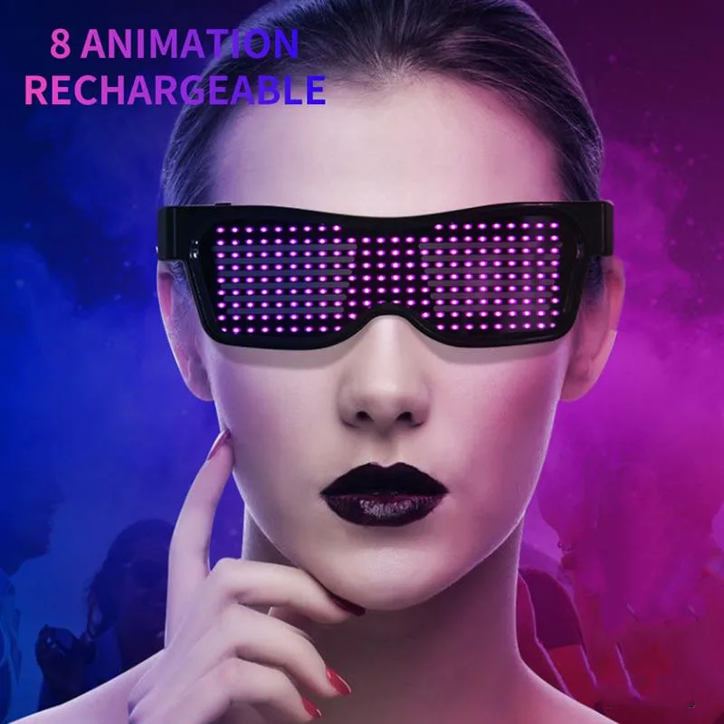 Led Glasses Eyewear | Led Glasses Event Party | Glasses Glowing Chemion - Glow - Aliexpress