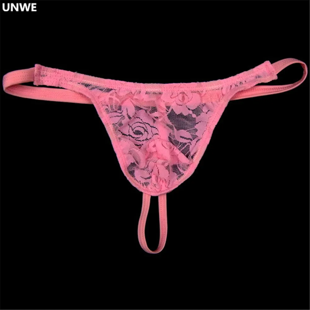 Кружевное Мужское нижнее белье G String сексуальное прозрачное эротическое мужское