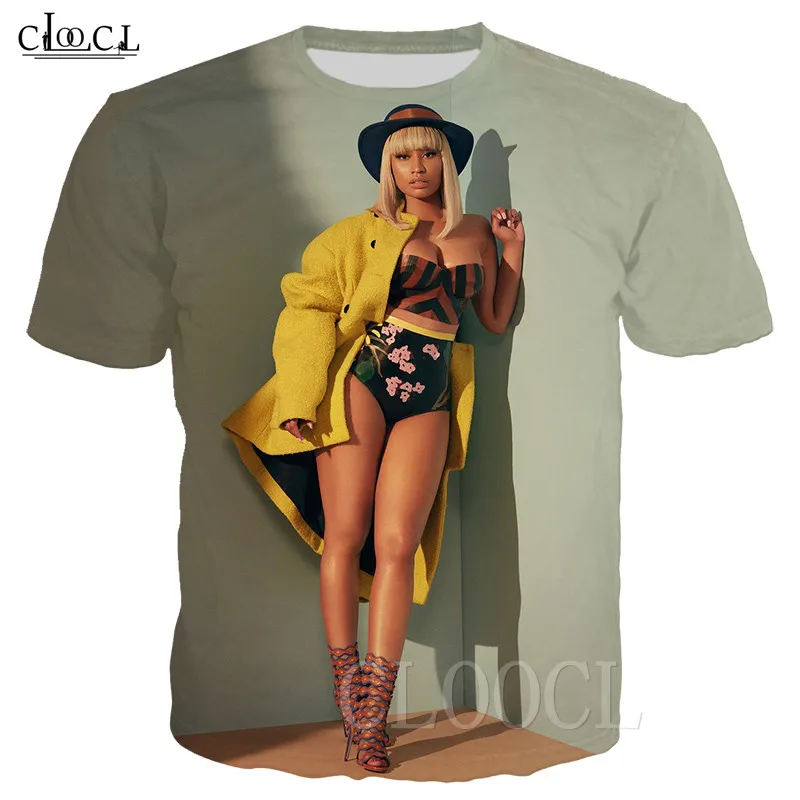 Harajuku футболка Летняя мужская и женская толстовка Nicki Minaj 3D принт сексуальная певица короткий рукав Уличная одежда пуловер с круглым вырезом футболки|Футболки| | АлиЭкспресс