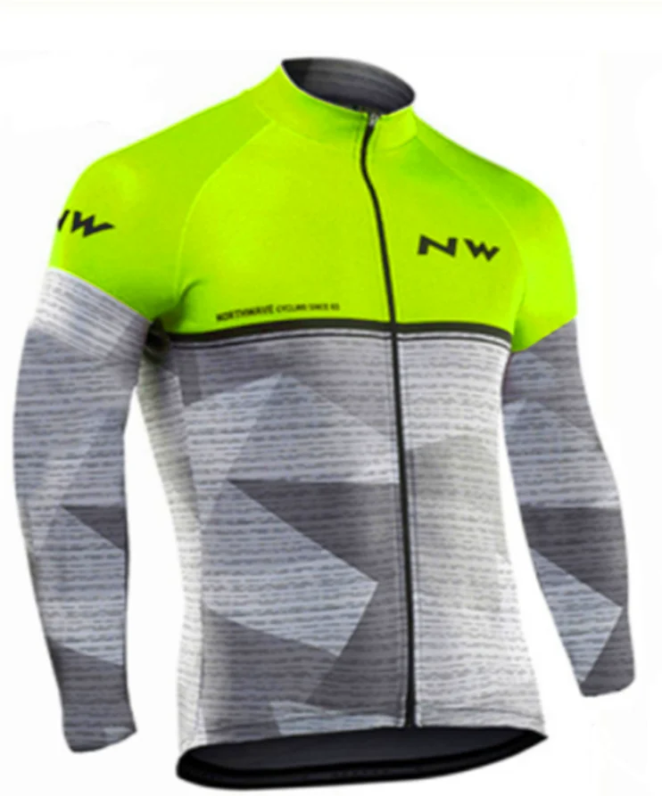 NW дышащий комплект одежды для велоспорта Northwave с длинным рукавом, летний мужской костюм из Джерси, спортивная одежда для велоспорта и горного велосипеда - Цвет: Cycling Jerseys
