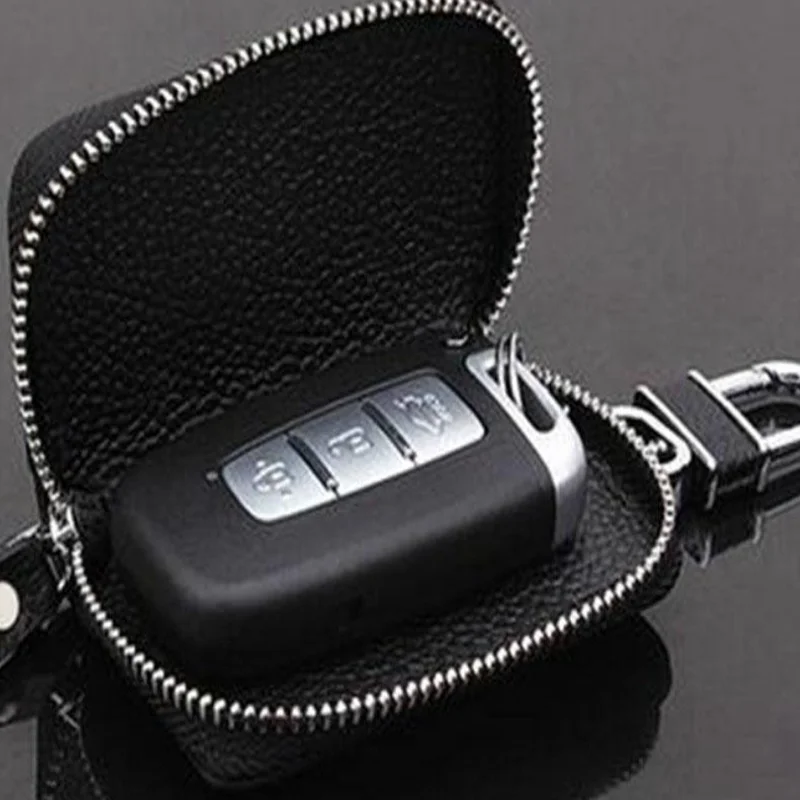 Чехол для автомобильных ключей, сумка, держатель кошелька, брелок, кошелек, кольцо, коллектор, экономка, EDC, карманный органайзер для ключей, смарт-кожаный брелок