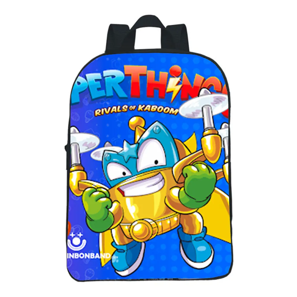 New Superzings Series 7 Kindergarten Backpack Kids SuperThings School Bags Childs Rucksack Toddler Boys Cartoon Bookbag Gift