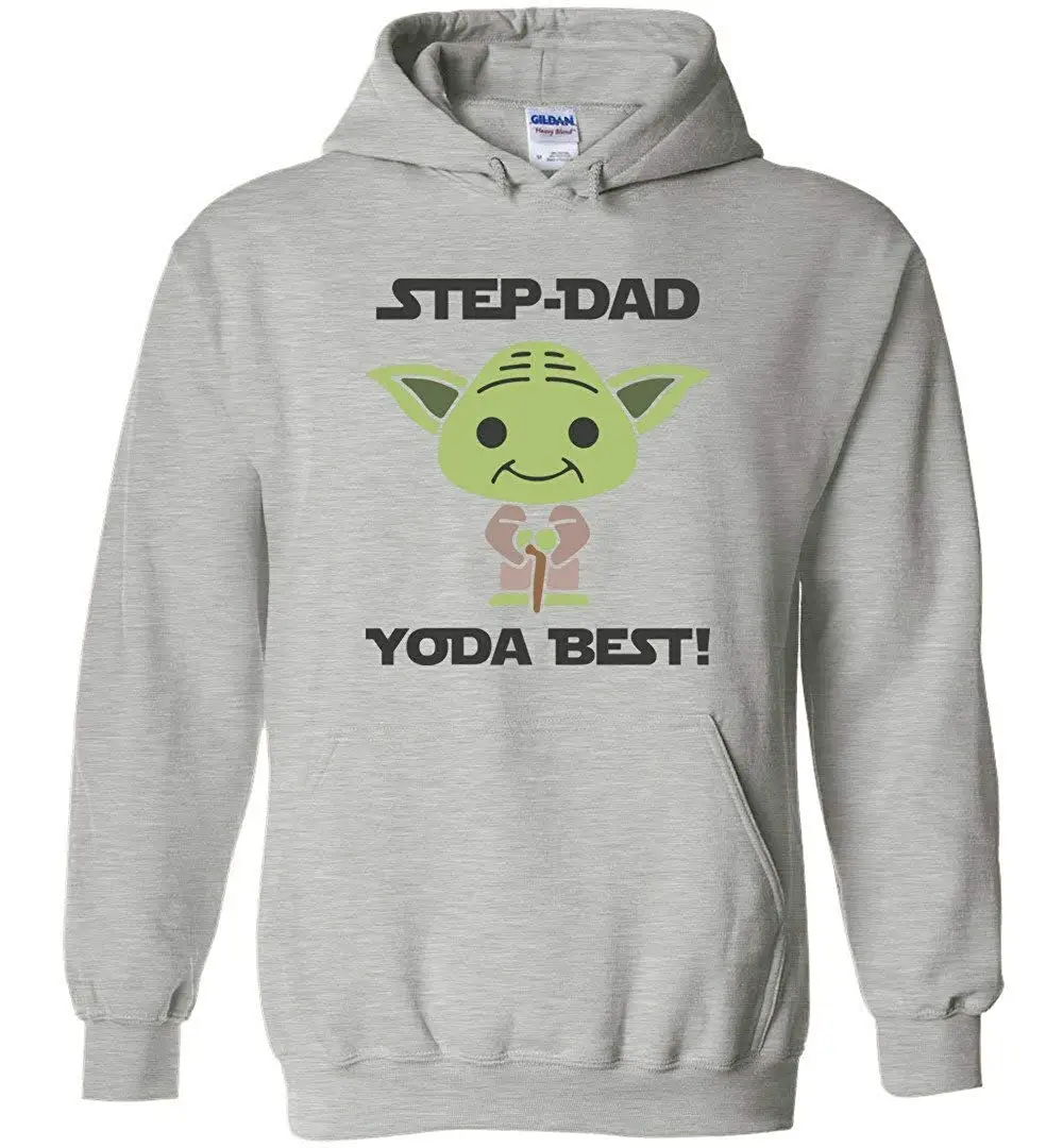 Yoda Best Step-Dad Shirt Gifts for Star Wars Fans Funny Present Youth Hoodie Boys/Girls/Kids |