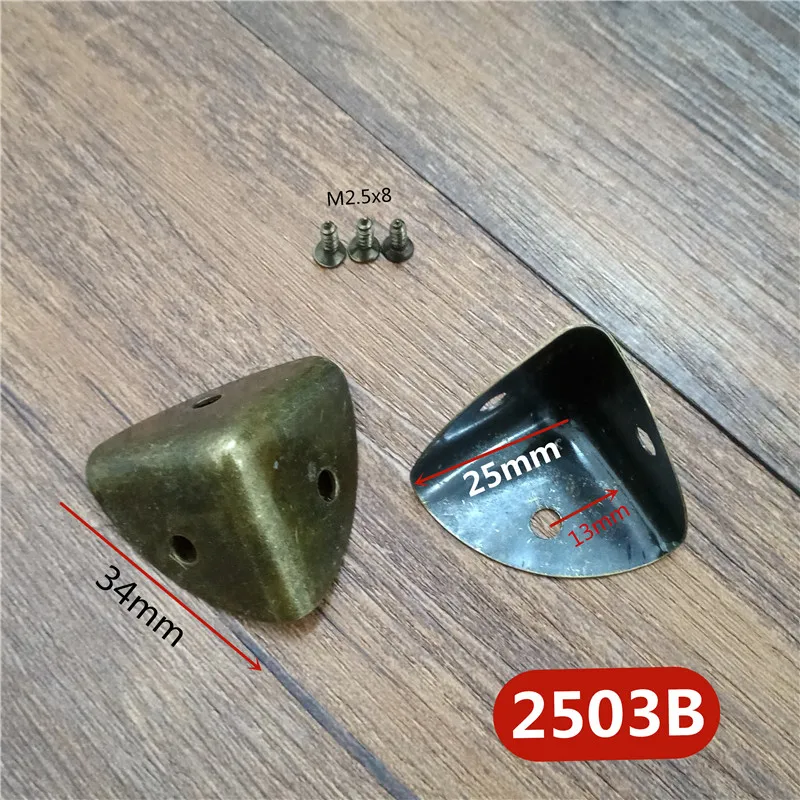 2503铁皮平面25x25mm三角包边3款=07古铜色