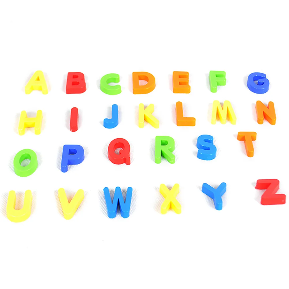  3D Kids Letters And Numbers Magnetic Toy Fridge Magnets Early Education Stickers Plastic Teaching A - 4000099898238