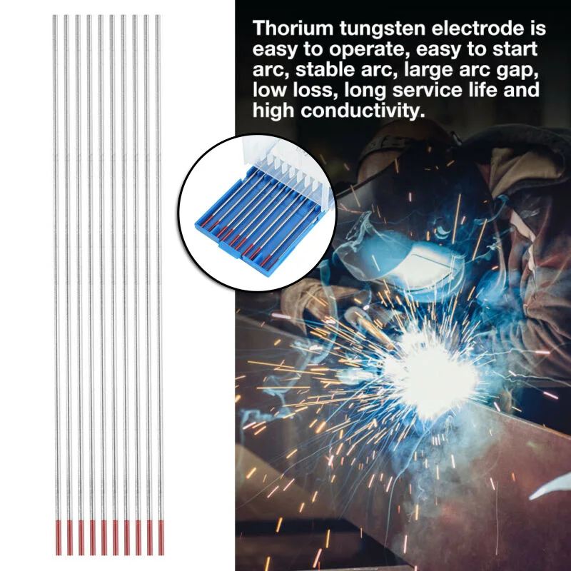 Торий-Tungste Электроды TIG стержень Thoriated WT20 1,6 мм* 150 мм